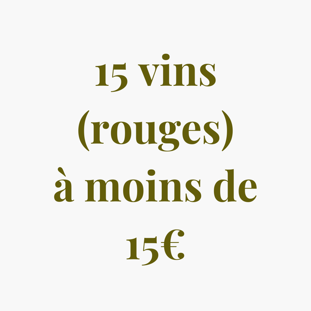 Les collections à moins de 15€