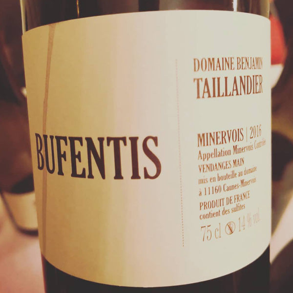 Bufentis 2016 Domaine Benjamin Taillandier - BBN