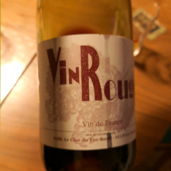 "Vin Rouge" du Clos du Tue Boeuf