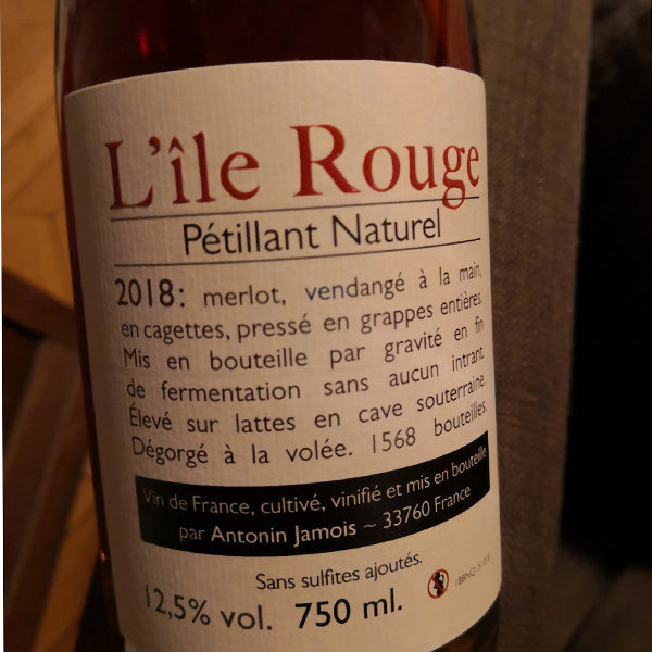 Petillant Naturel - ile rouge - B.B.N