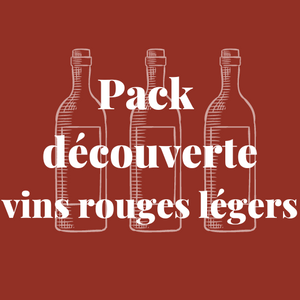 Pack vins rouges légers bio biodynamie nature