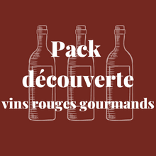 Charger l&#39;image dans la galerie, Pack découverte vins rouges gourmands bio biodynamie nature