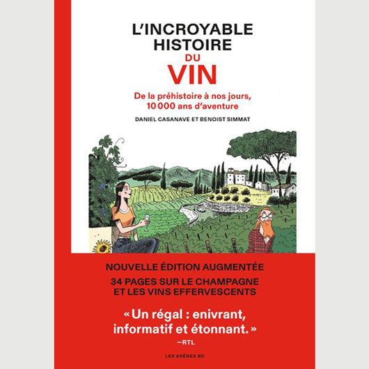 L'incroyable histoire du vin - Benoist Simmat & Daniel Casanave - Les Arènes